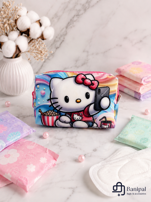 کیف آرایشی/ بهداشتی بانیپال طرح Hello Kitty